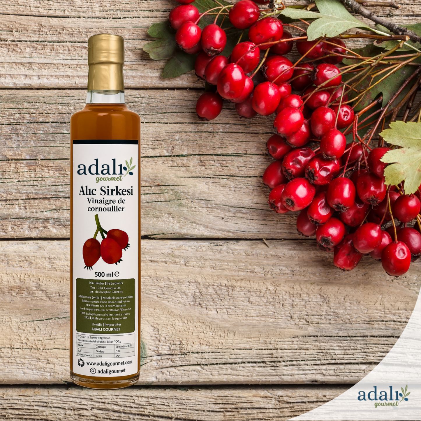 vinaigre d'aubépine