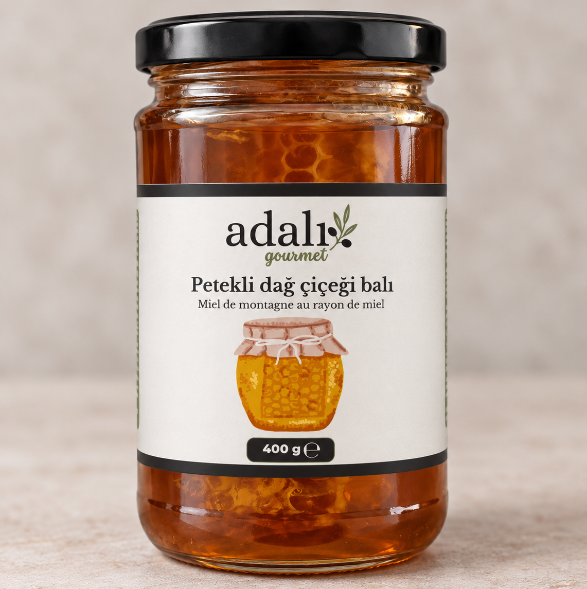 Petekli çiçek balı - 400 g