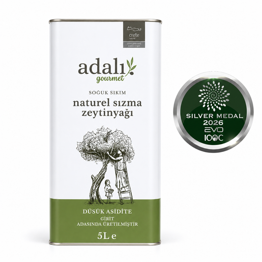 Huile d’olive vierge extra de Crète – première pression à froid – 5 L