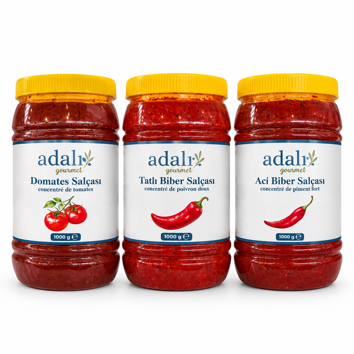 3 x 1 kg salça 25€