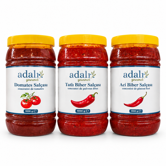 3 x 1 kg salça 25€
